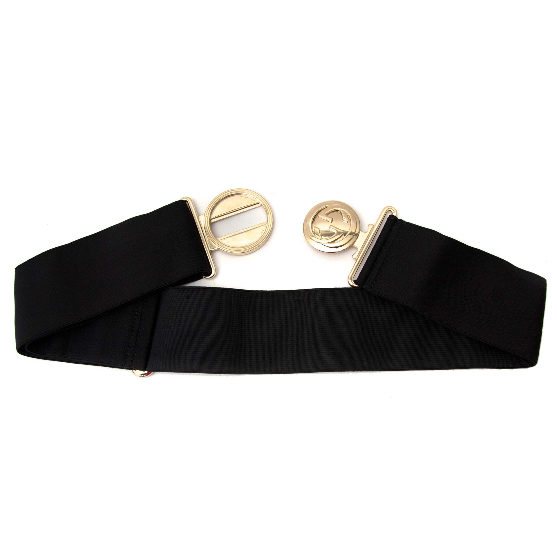 Gucci Elastic Black Belt acheter secur en ligne votre sac chez Labellov