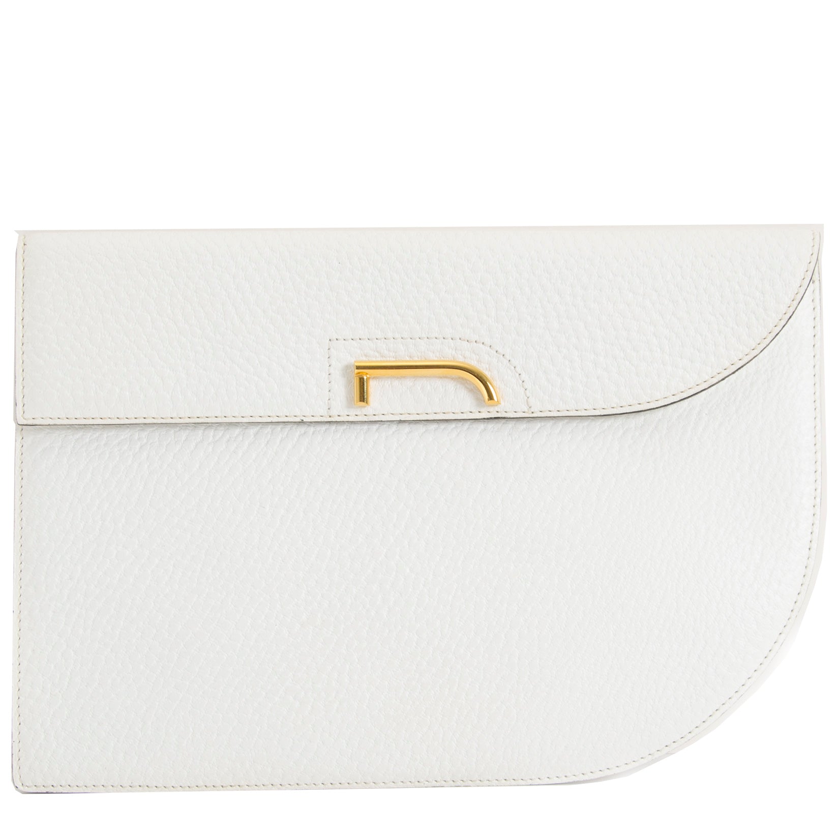 shop safe online your Delvaux White Pochette Clutch