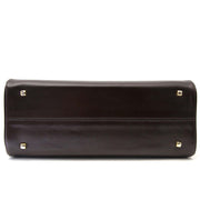 koop en verkoop Delvaux Brown Boxcalf Leather Tempete MM voor een goede prijs