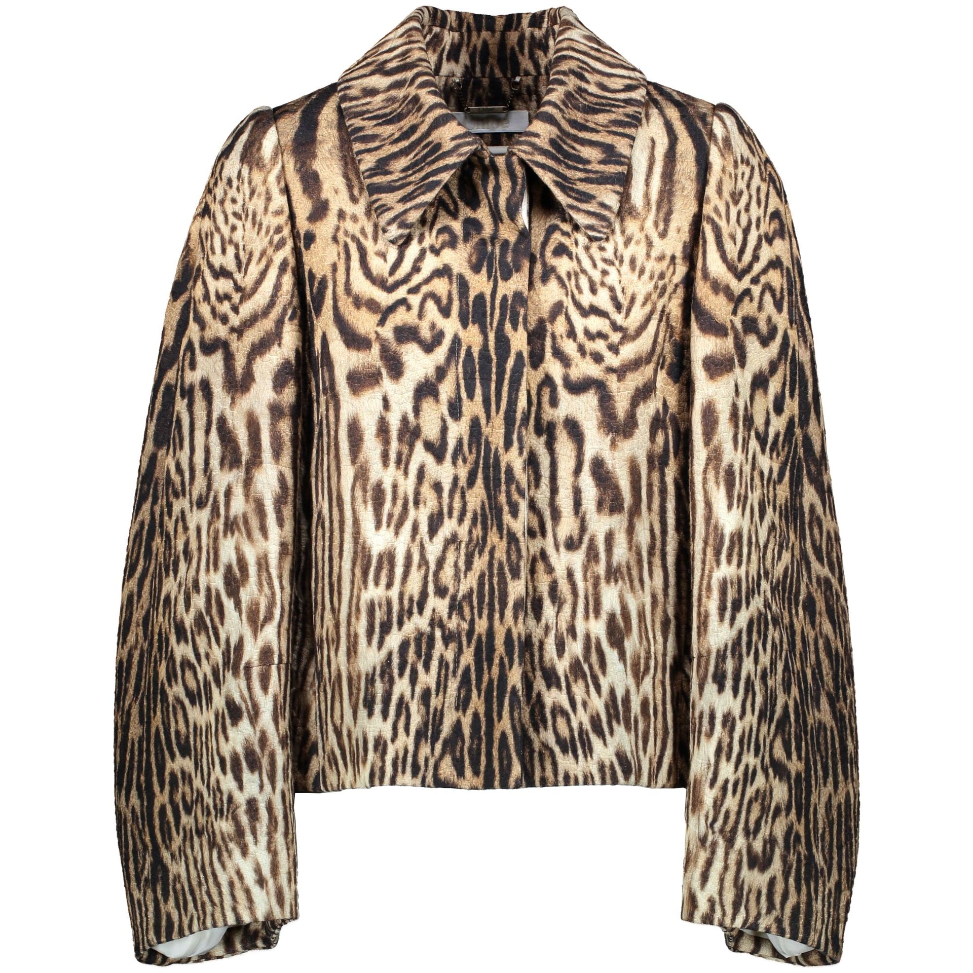 Chloé Leopard Jacket - Size 40