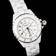 Buy safe and secure online at labellov.com for the best price chanel watch j12 33MM Ceramic white