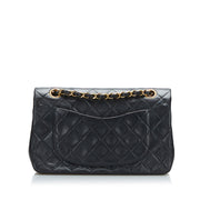 Shop safe online at Labellov in Antwerp, Brussels and Knokke this 100% authentic second hand Chanel Black Lambskin Small Classic Flap Bag