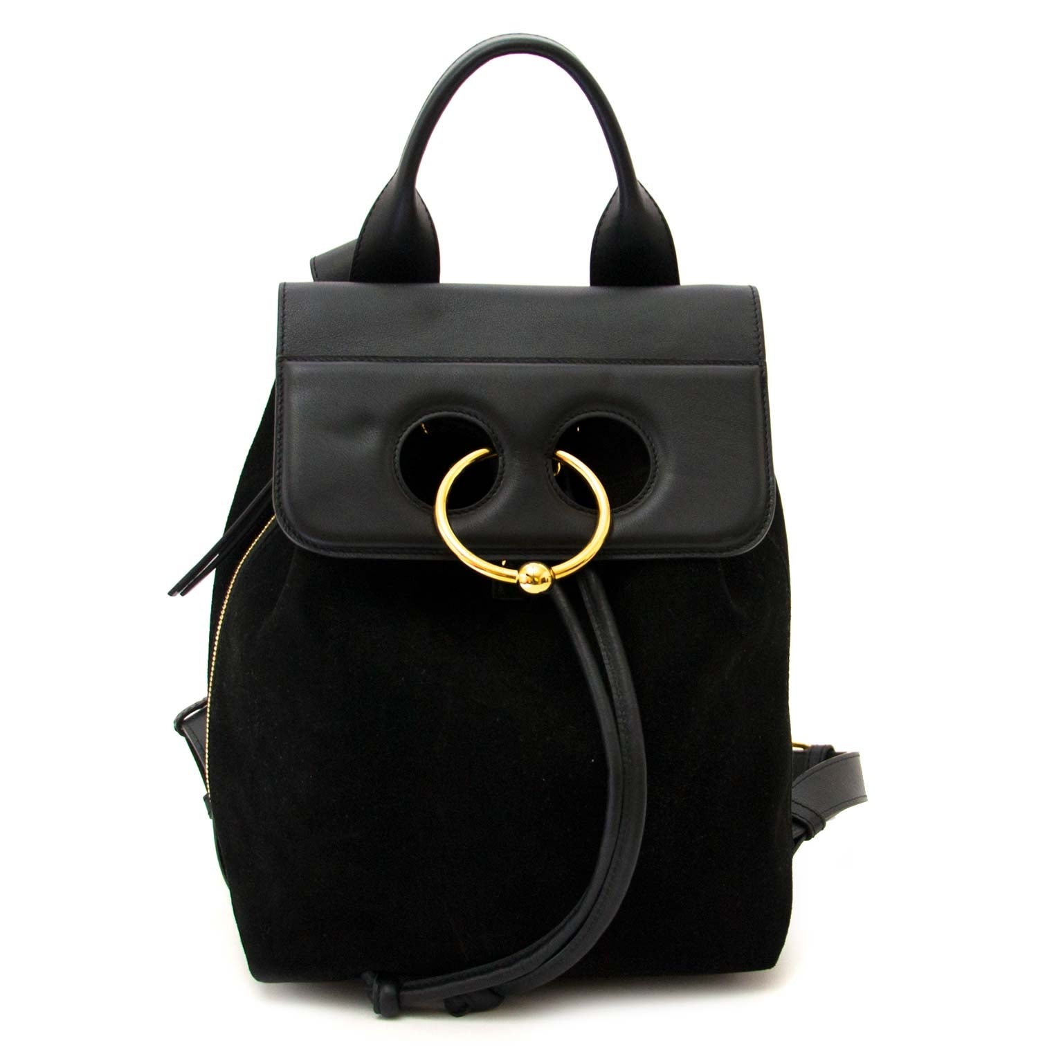 shop safe online JW Anderson Pierce Canvas And Leather Backpack