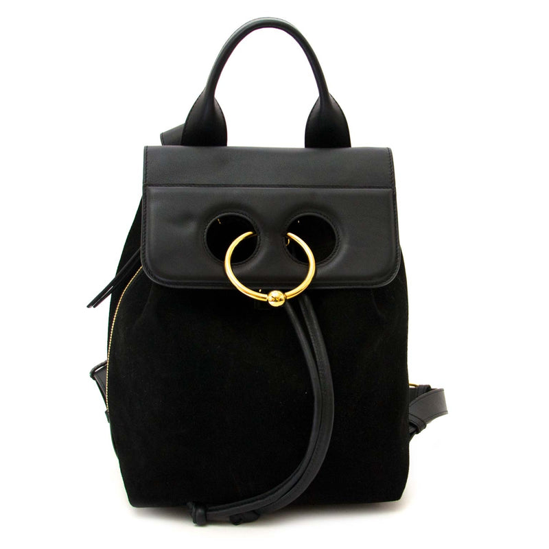 shop safe online JW Anderson Pierce Canvas And Leather Backpack