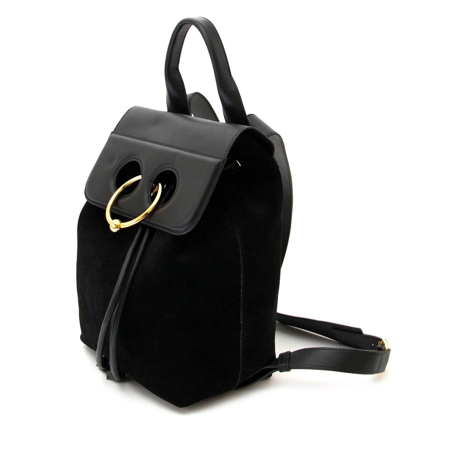 skip the waitinglist shop your brand new JW Anderson Pierce Canvas And Leather Backpack onlin e