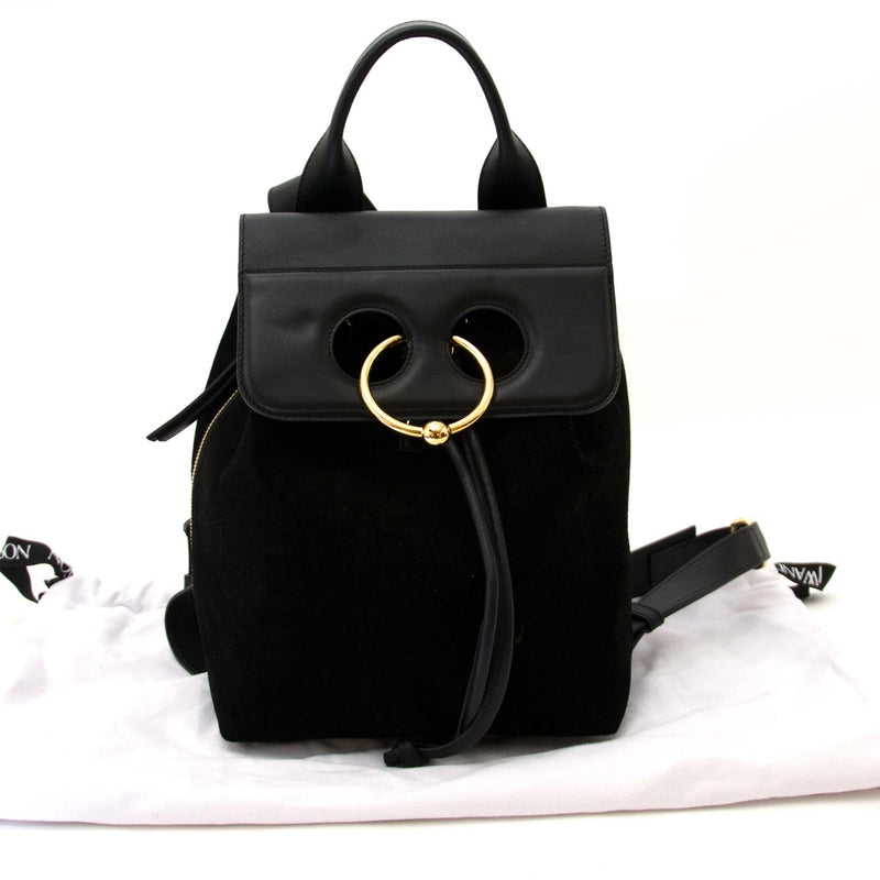 acheter en ligne JW Anderson Pierce Canvas And Leather Backpack
