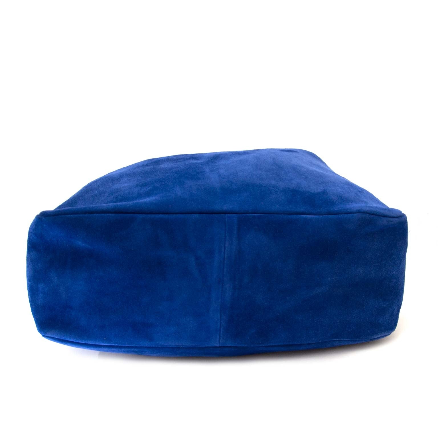 jw anderson large hobo piercing bag royal blue now for sale at labellov vintage fashion webshop belgium