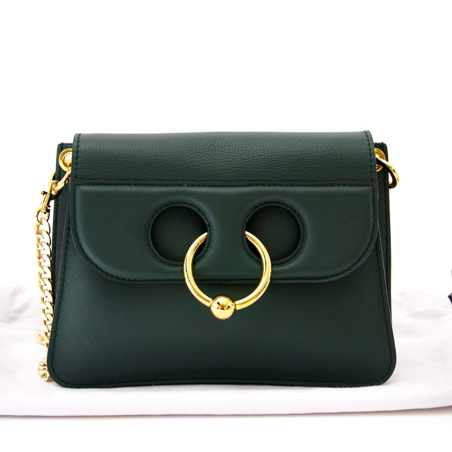 jw anderson mini pierce backpack Silver Bag slight variations may occur. Leather Handbag Jw Anderson Mini
