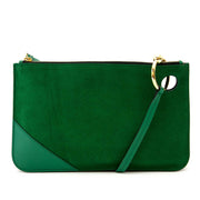 Buy authentic jw anderson emerald green pierce clutch now online at labellov vintage fashion webshop belgium