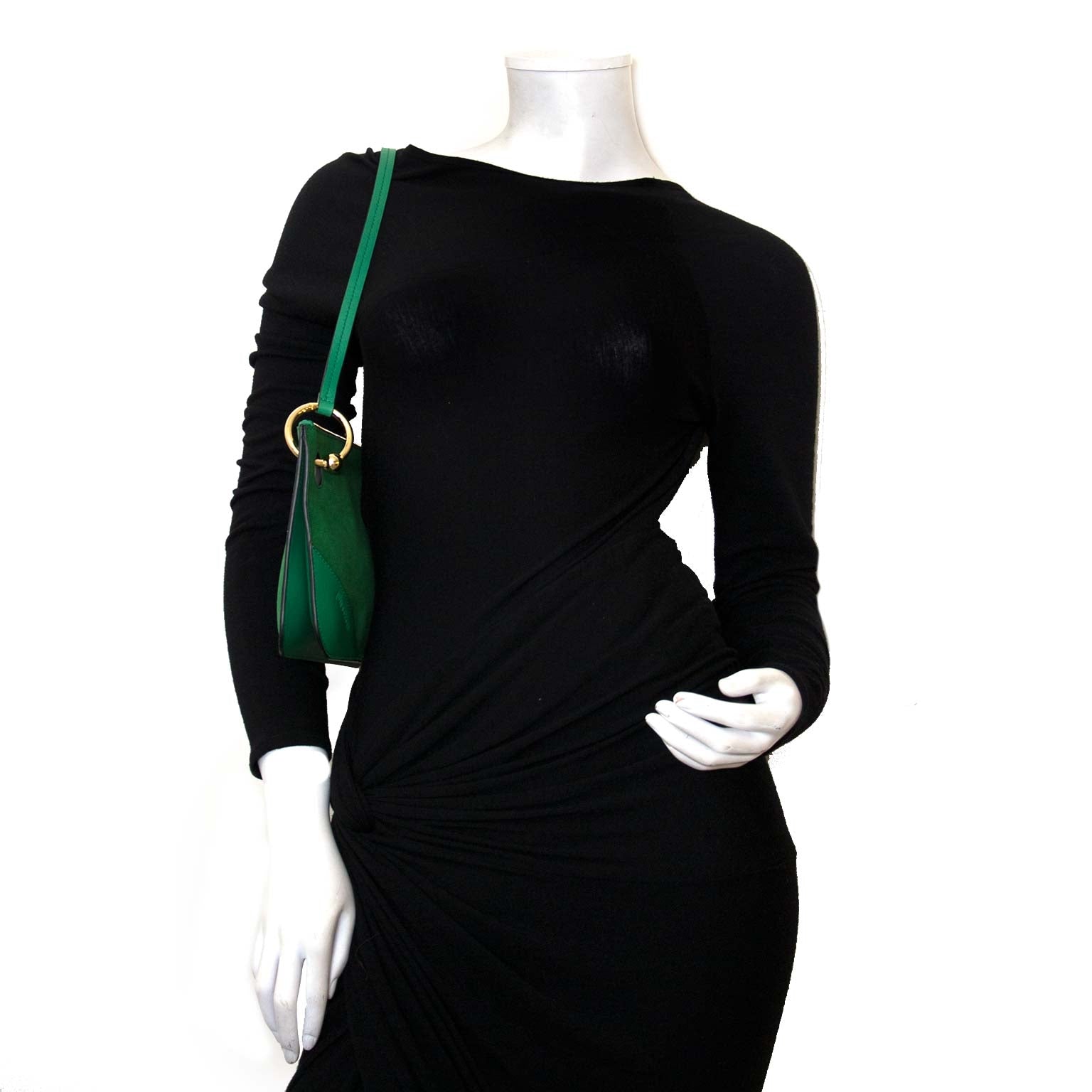 koop authentieke jw anderson emerald groen pierce clutch nu bij labellov vintage mode webshop belgië