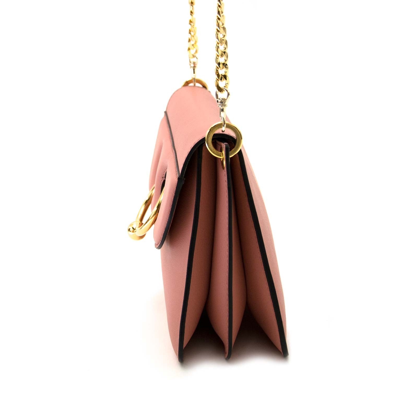 JW ANDERSON Pierce ピアスバッグ チェーンショルダー ピンク JW Anderson Mini Pierce Bag Dusty Rose – Labellov
