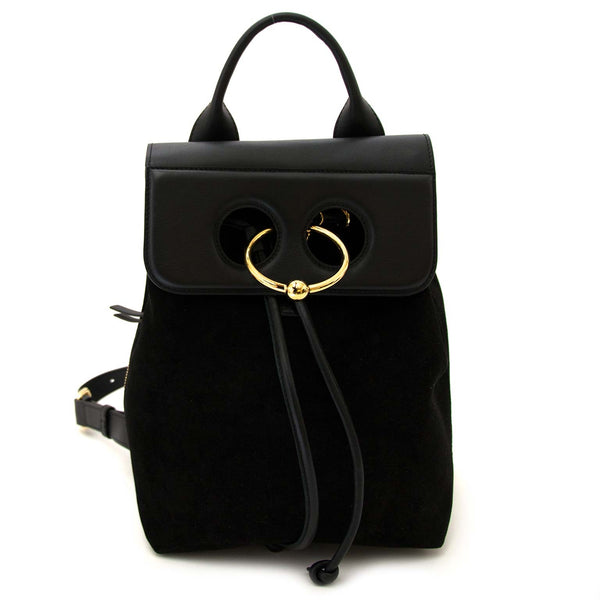 JW Anderson Mini Pierce Backpack Black – Labellov