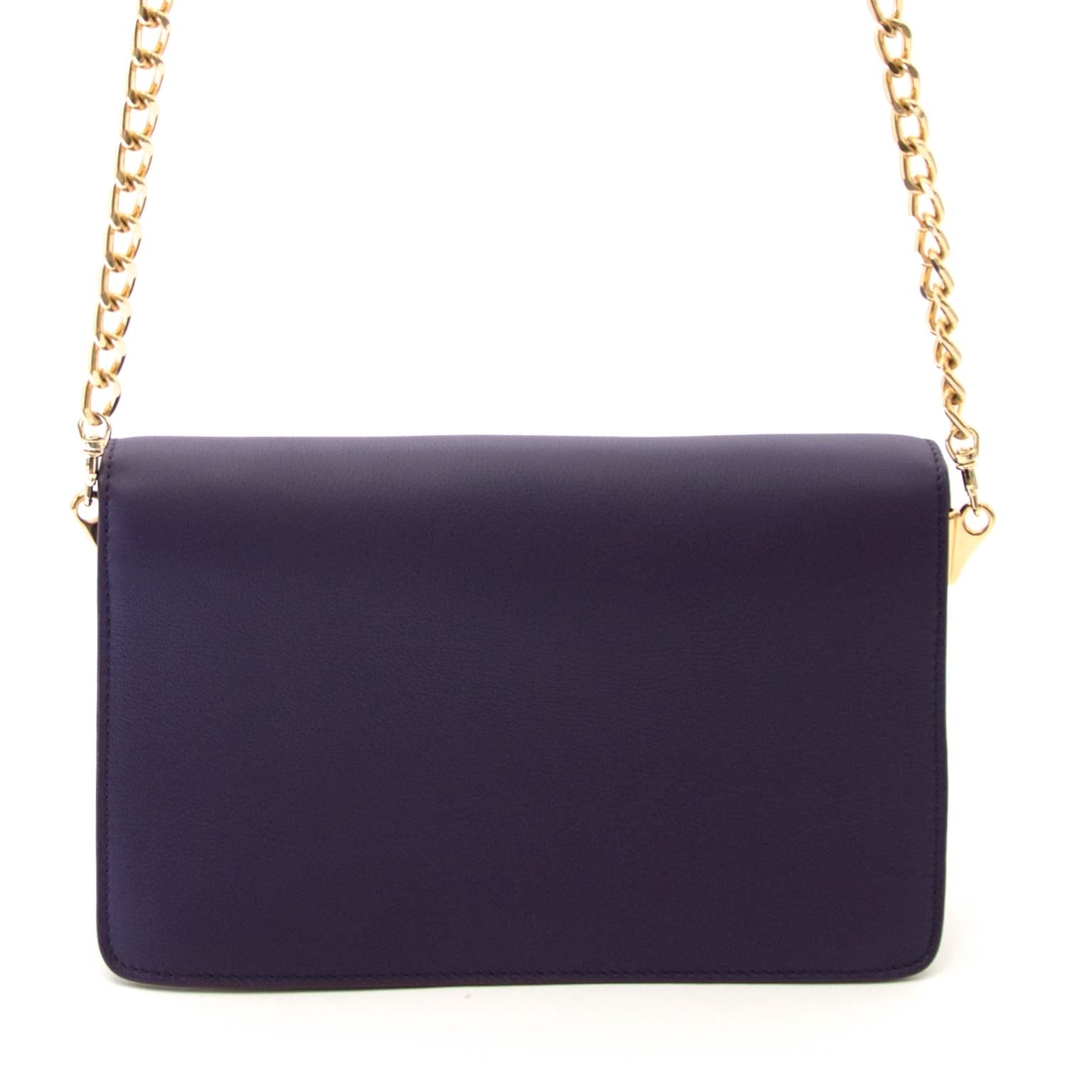 buy JW Anderson Purple Logo Purse Bag at labellov for the best price