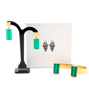 shop safe online your secondhand Wouters & Hendrix Green And Gold Jewelry Set