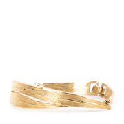 Wouters & Hendrix Gold Bamboo Leaf Bracelet for the best price at Labellov