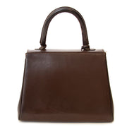 Delvaux Vintage Brown Boxcalf Brillant PM.