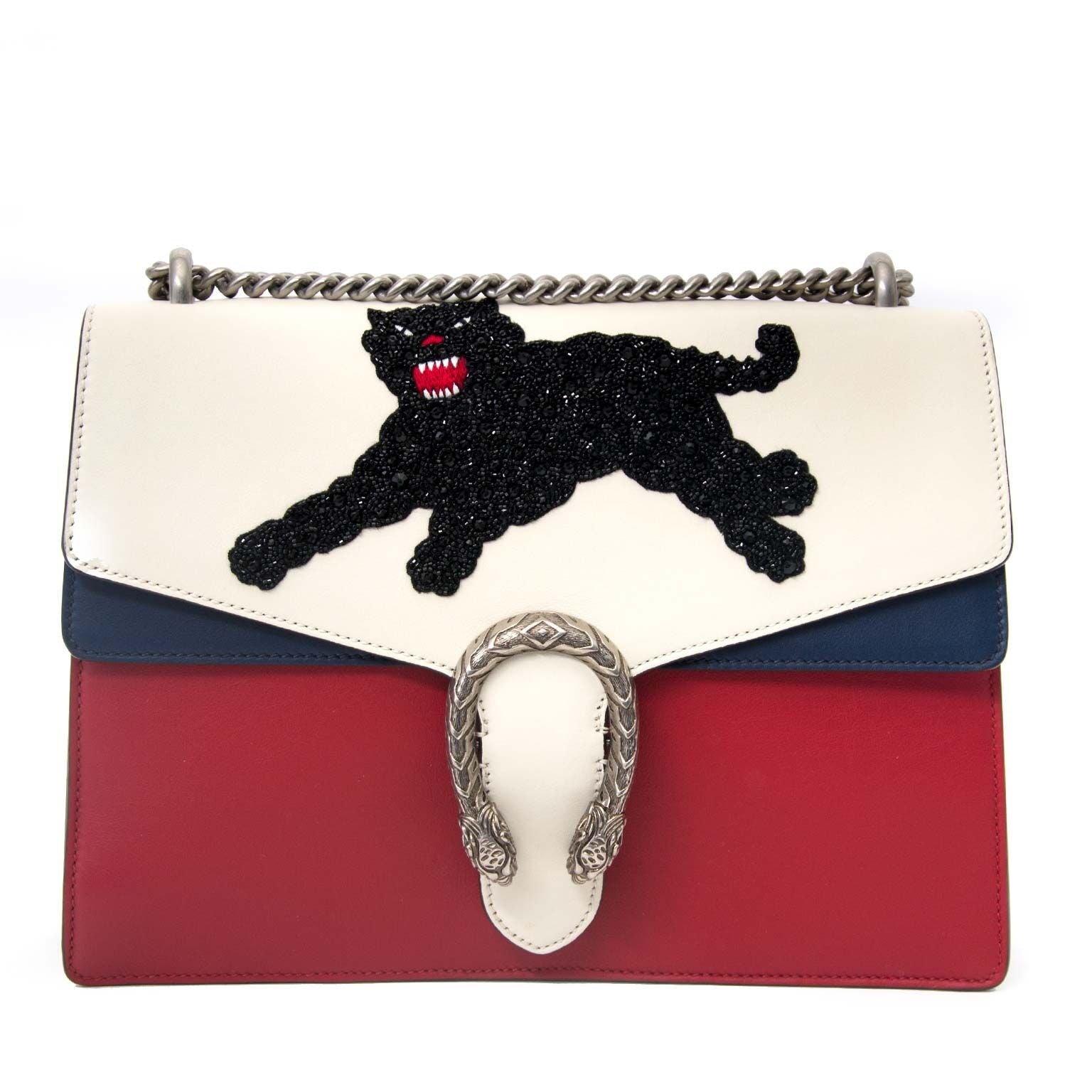 koop Gucci Dionysus Medium Shoulderbag Sequin Panther bij labellov en betaal velig