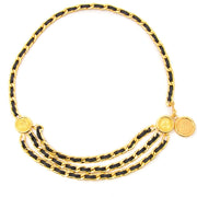 chanel golden chain belt