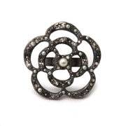 koop chanel camellia ring tweedehands bij labellov