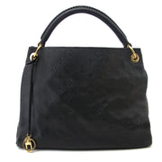 koop tweedehands Louis Vuitton Black Leather Artsy MM bij labellov