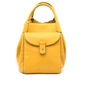Delvaux Yellow Leather Handbag aan de beste prijs bij luxe tweedehands winkel Labellov