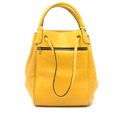 Delvaux Yellow Leather Handbag for the best price and with worldwide shipping