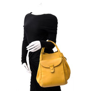 Delvaux Yellow Leather Handbag 100% authentic and for the best price