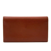 Tweedehands Bruine Louis Vuitton portemonnee bij labbelov
