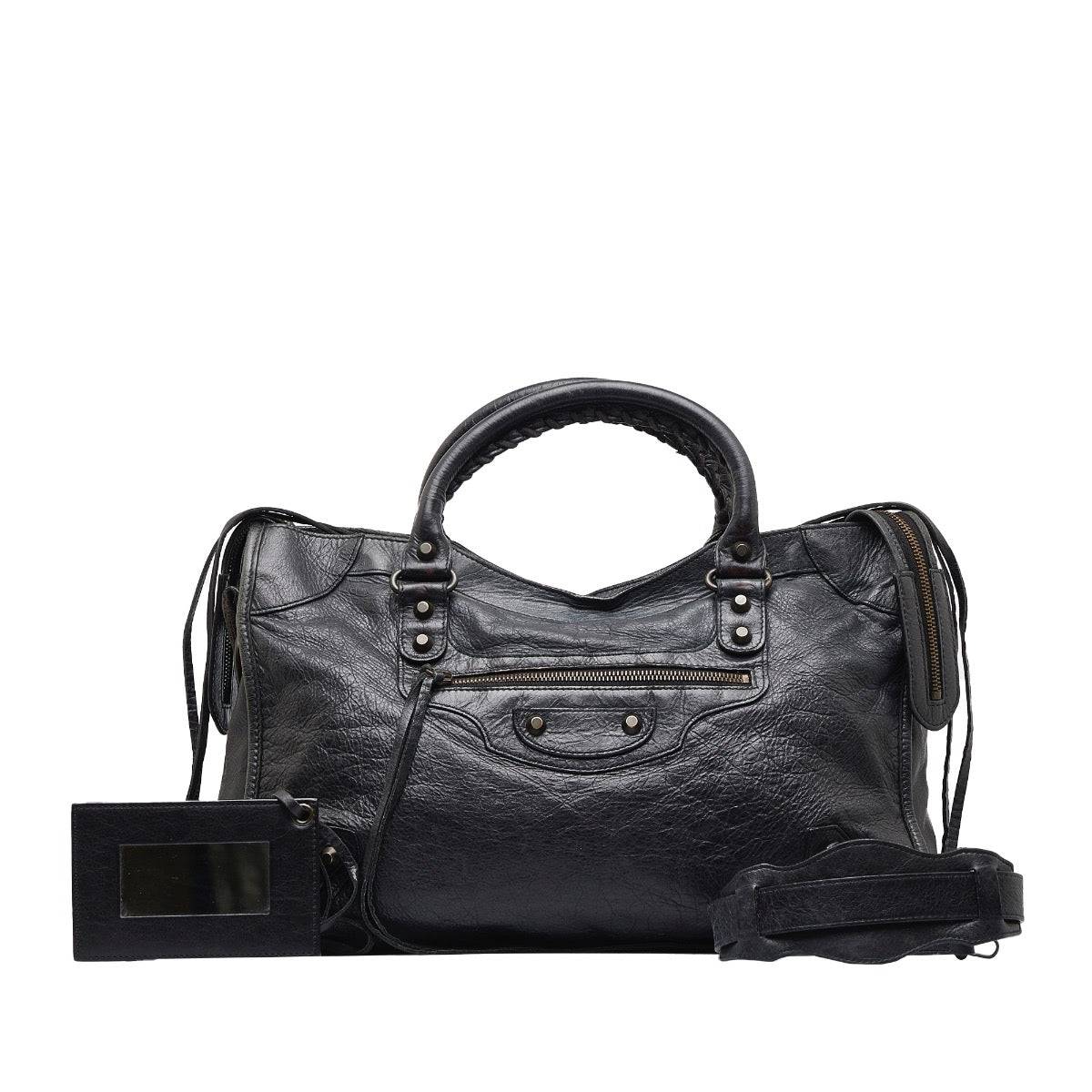 Shop safe online at Labellov in Antwerp, Brussels and Knokke this 100% authentic second hand Balenciaga Black Classic City Bag