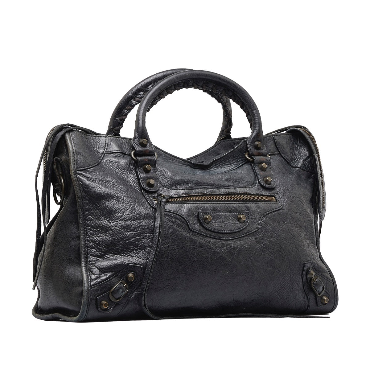 Shop safe online at Labellov in Antwerp, Brussels and Knokke this 100% authentic second hand Balenciaga Black Classic City Bag