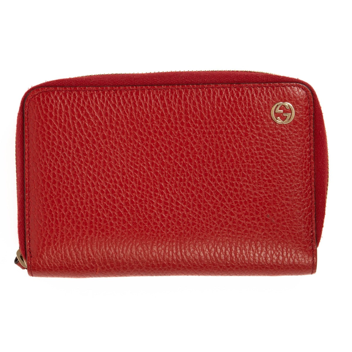 Shop 100% authentic second-hand Gucci Red Zip Compact Wallet on Labellov.com