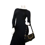 Yves Saint Laurent Black Velvet Luxembourg Bag kopen