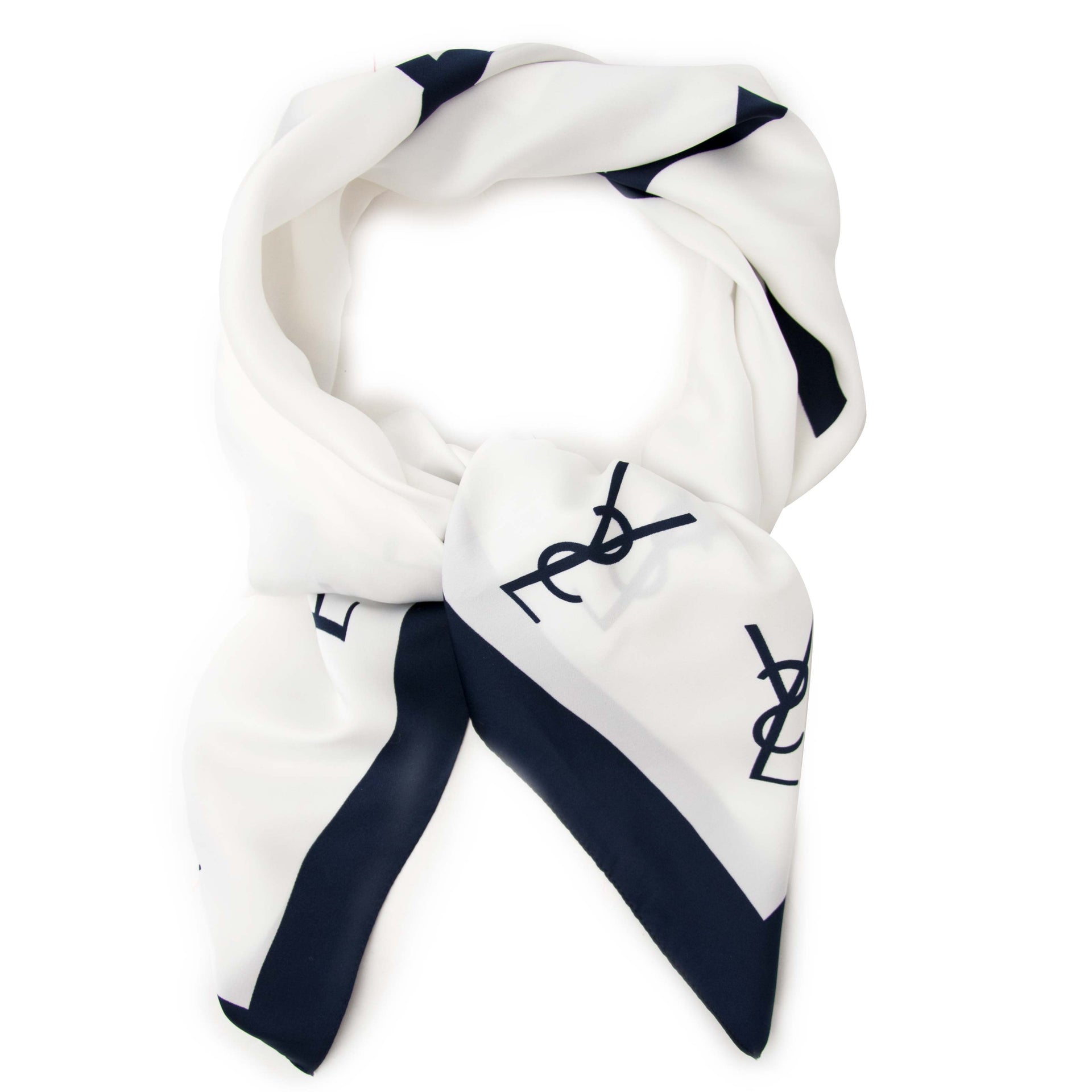 YSL Vintage Logo Scarf for sale for the best price