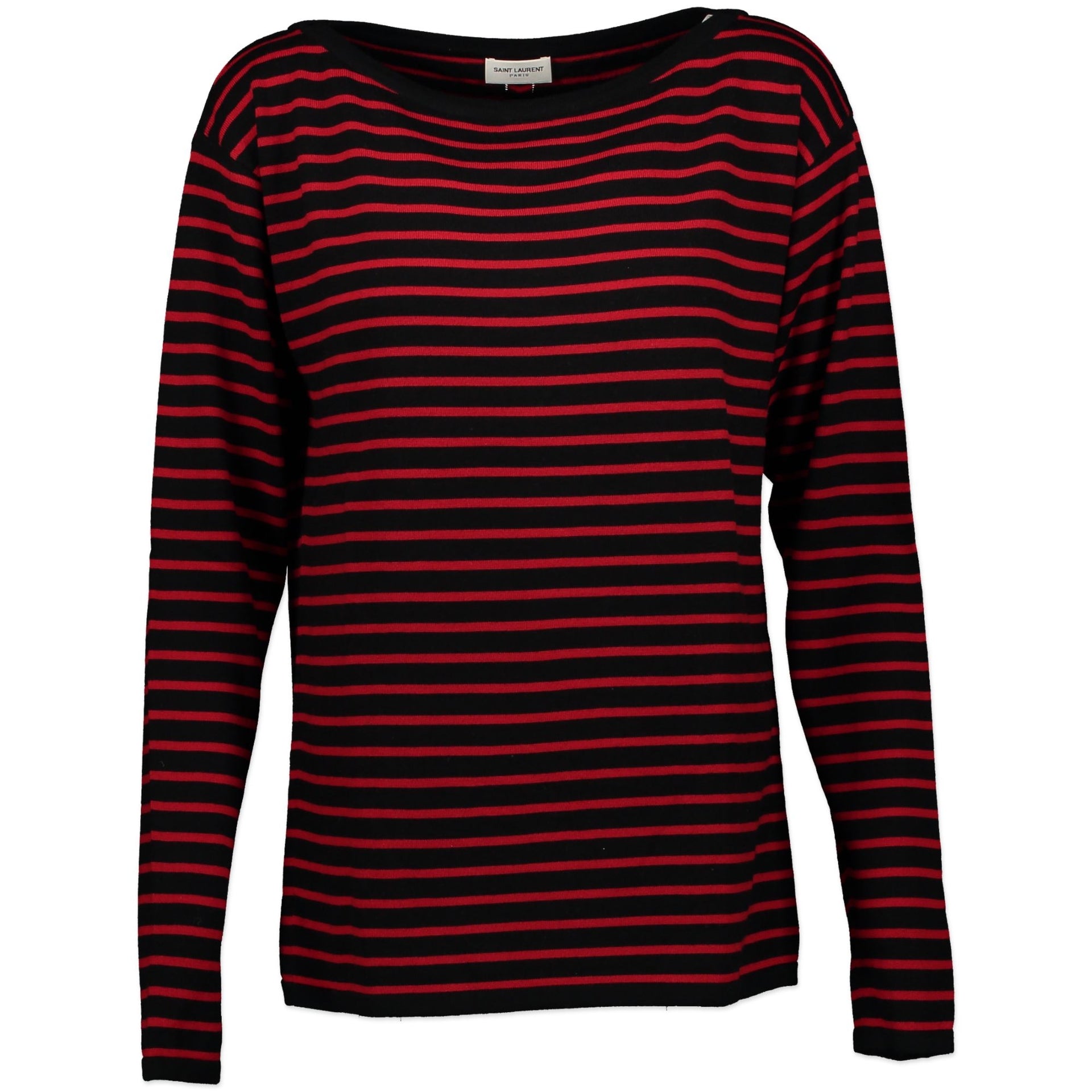 YSL wool striped top authentic secondhand at labellov vintage webshop.