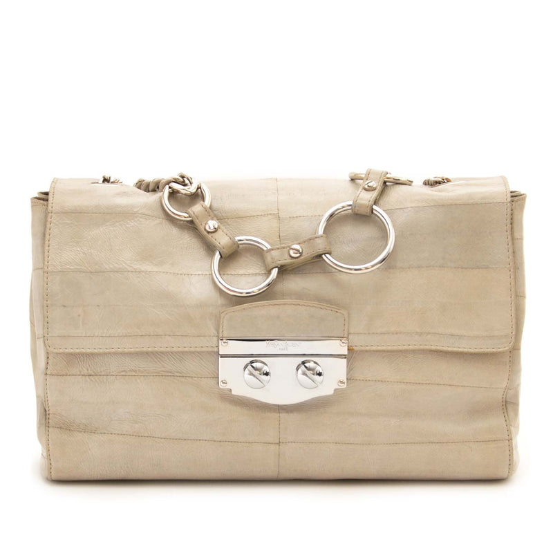 Yves Saint Laurent Le Sixieme Grey Leather Bag