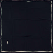 koop nu veilig online jouw tweedehands Yves Saint Laurent Dark Blue Scarf op labellov.com