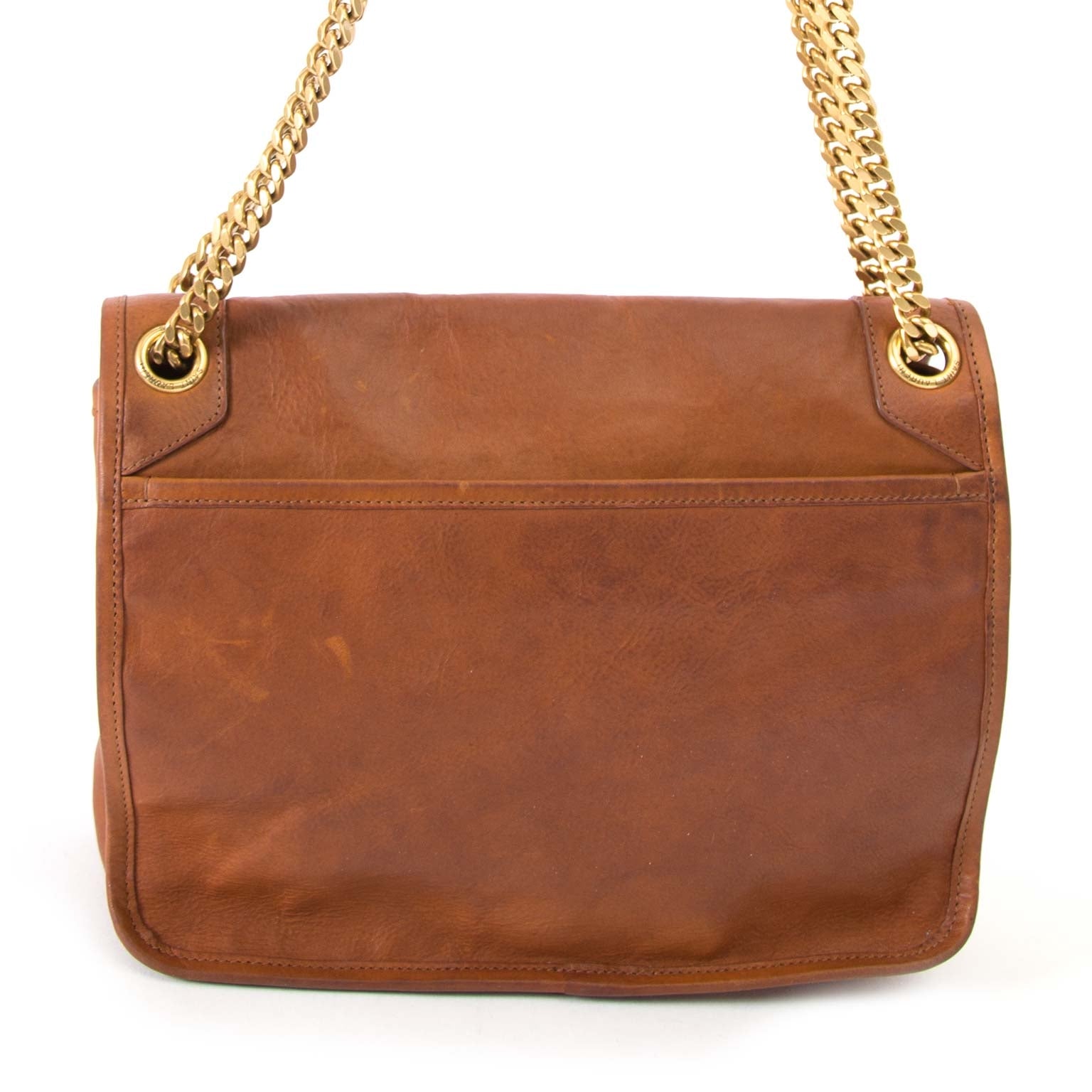 Yves Saint Laurent Medium Niki Brown Leather Bag for sale at the best price
