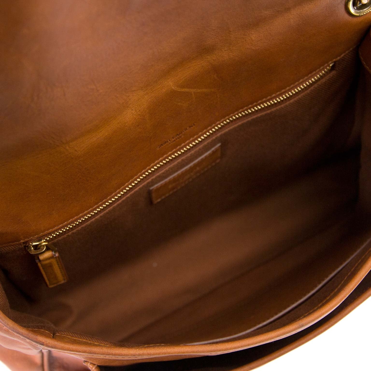 Yves Saint Laurent Medium Niki Brown Leather Bag te koop bij Labellov