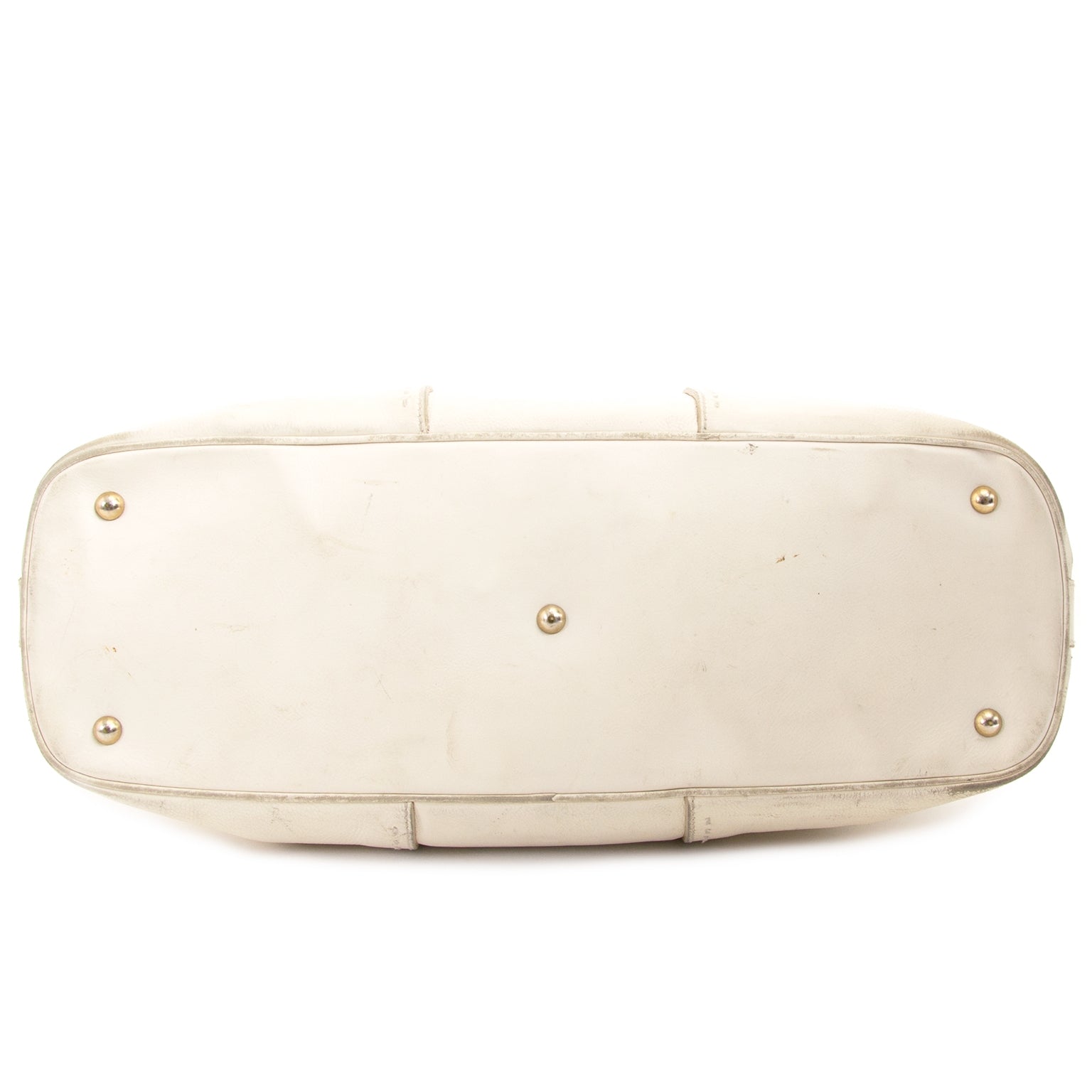 Yves Saint Laurent White Muse Bag for sale