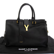 Yves Saint Laurent Black Cabas Y Leather Tote now for sale at labellov fashion webshop belgium