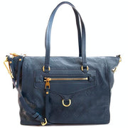 Louis Vuitton Bleu Infini Monogram Empreinte Leather Lumineuse Bag.