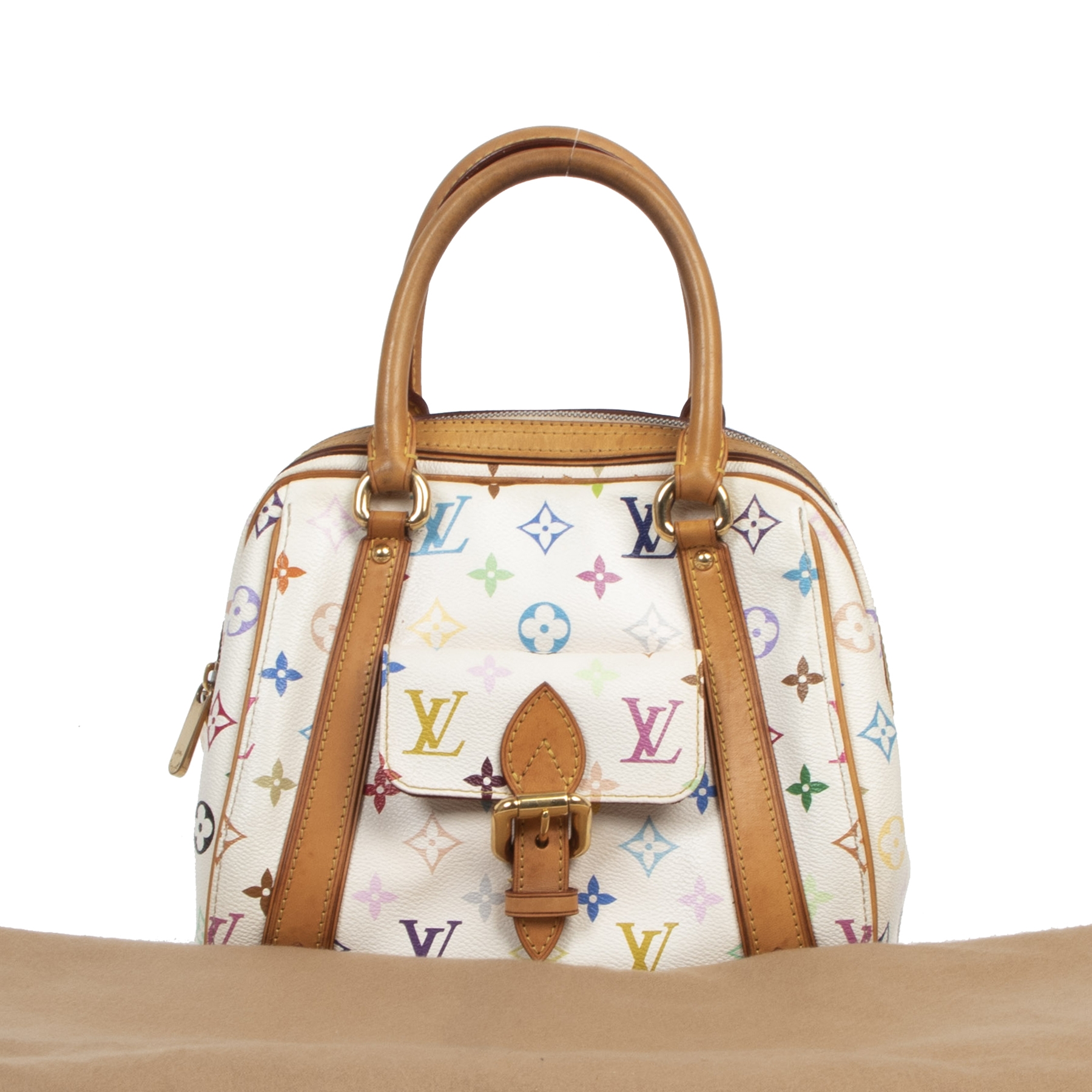 Louis Vuitton Priscilla White Multicolore Monogram Handbag ○ Labellov ○ Buy  and Sell Authentic Luxury