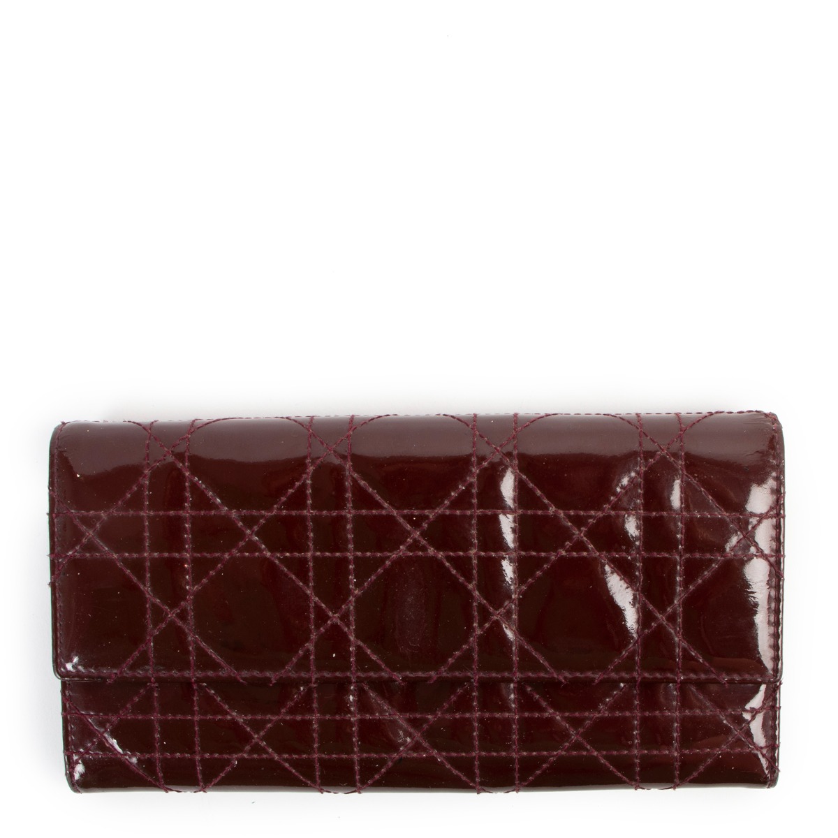 Cloth wallet Dior Burgundy in Cloth - 29591883
