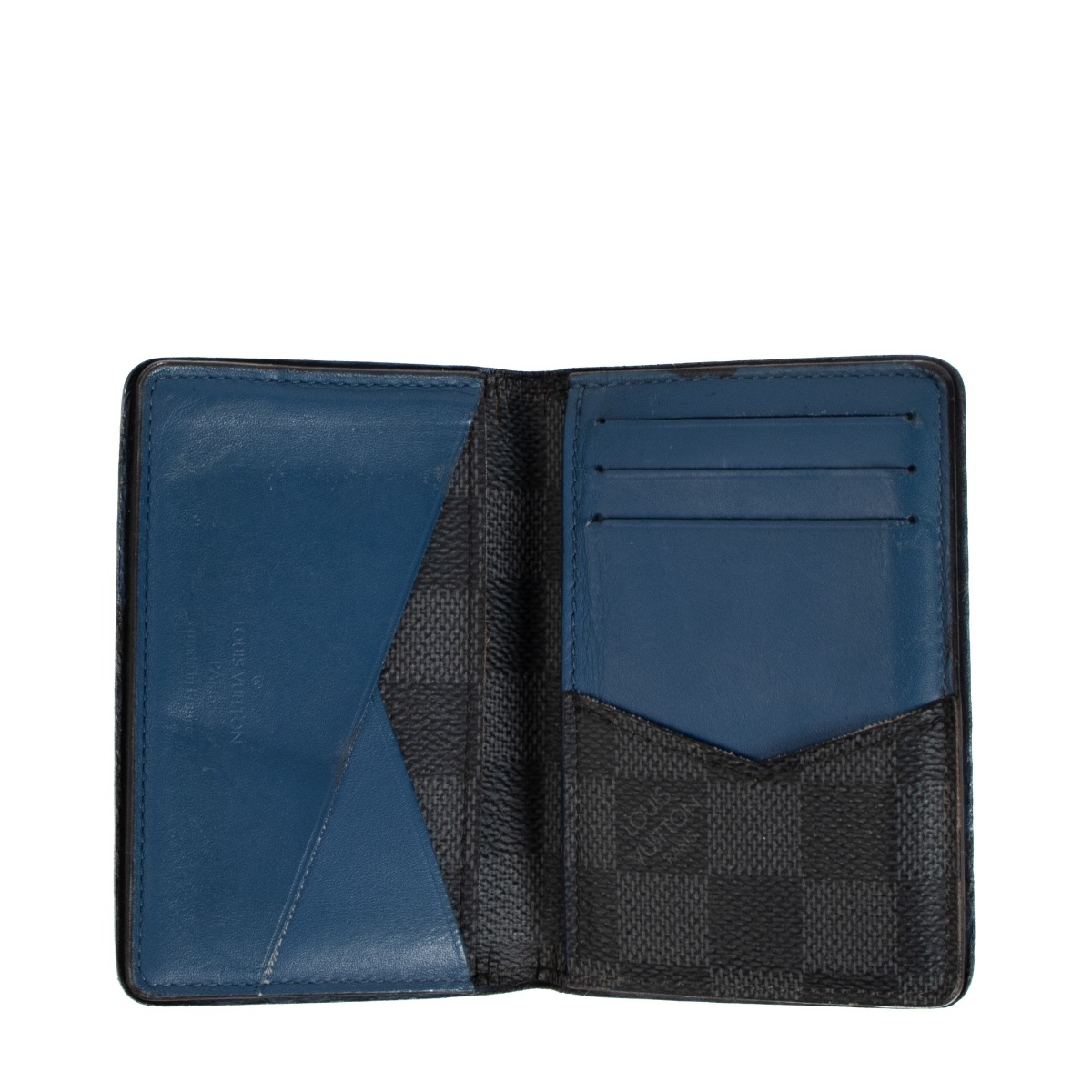 Louis Vuitton Pocket Organizer Damier Cobalt ○ Labellov ○ Buy