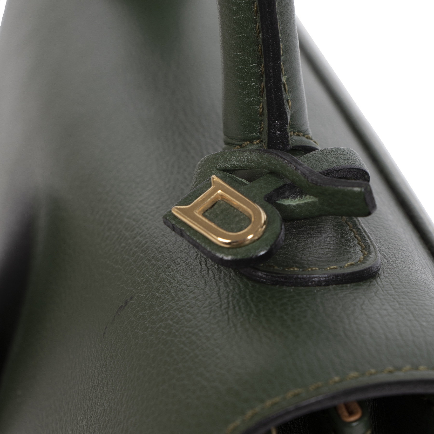 Delvaux Brillant PM Olive Green ○ Labellov ○ Buy and Sell Authentic Luxury