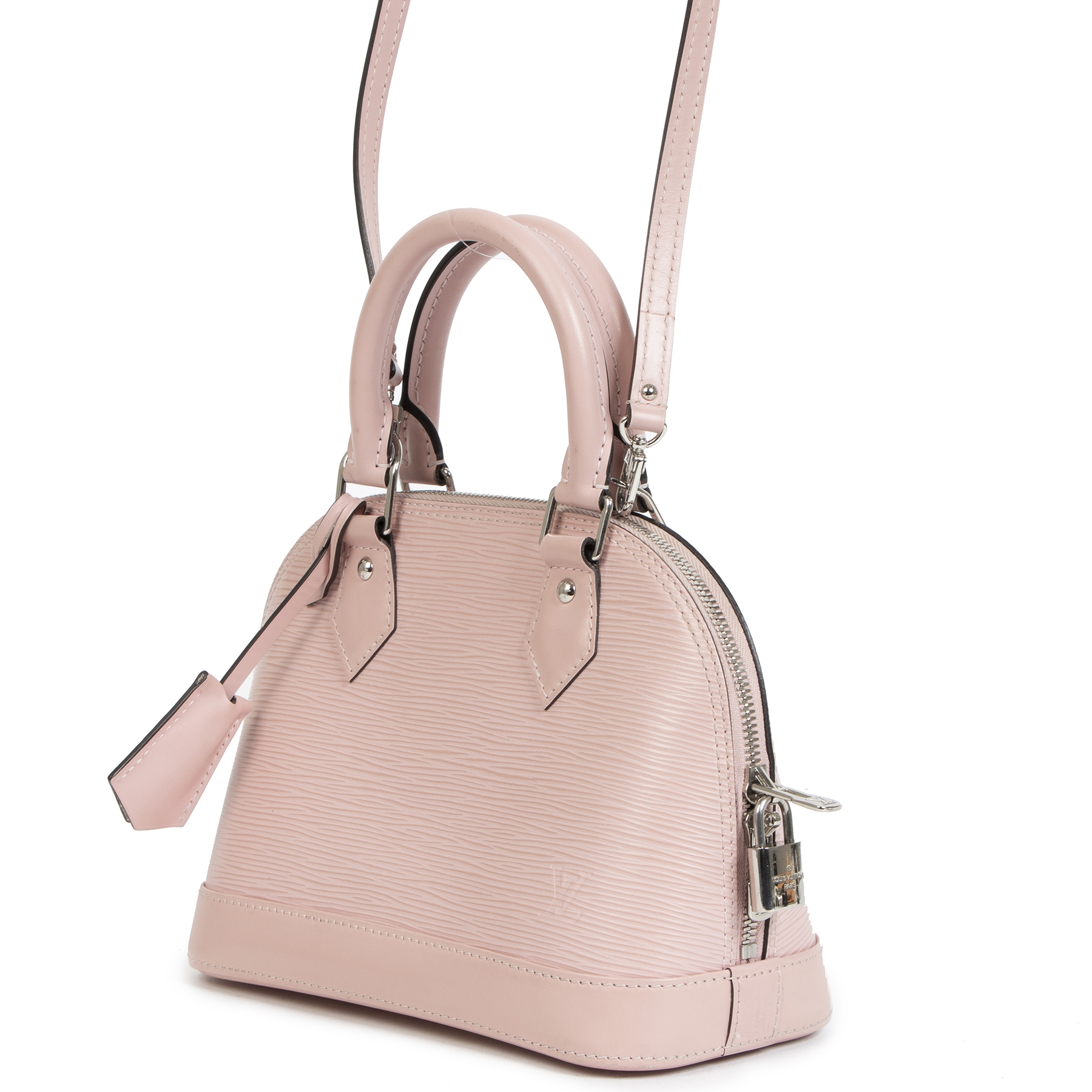 Louis Vuitton Epi Alma BB Rose Ballerine Crossbody Bag – Bagaholic