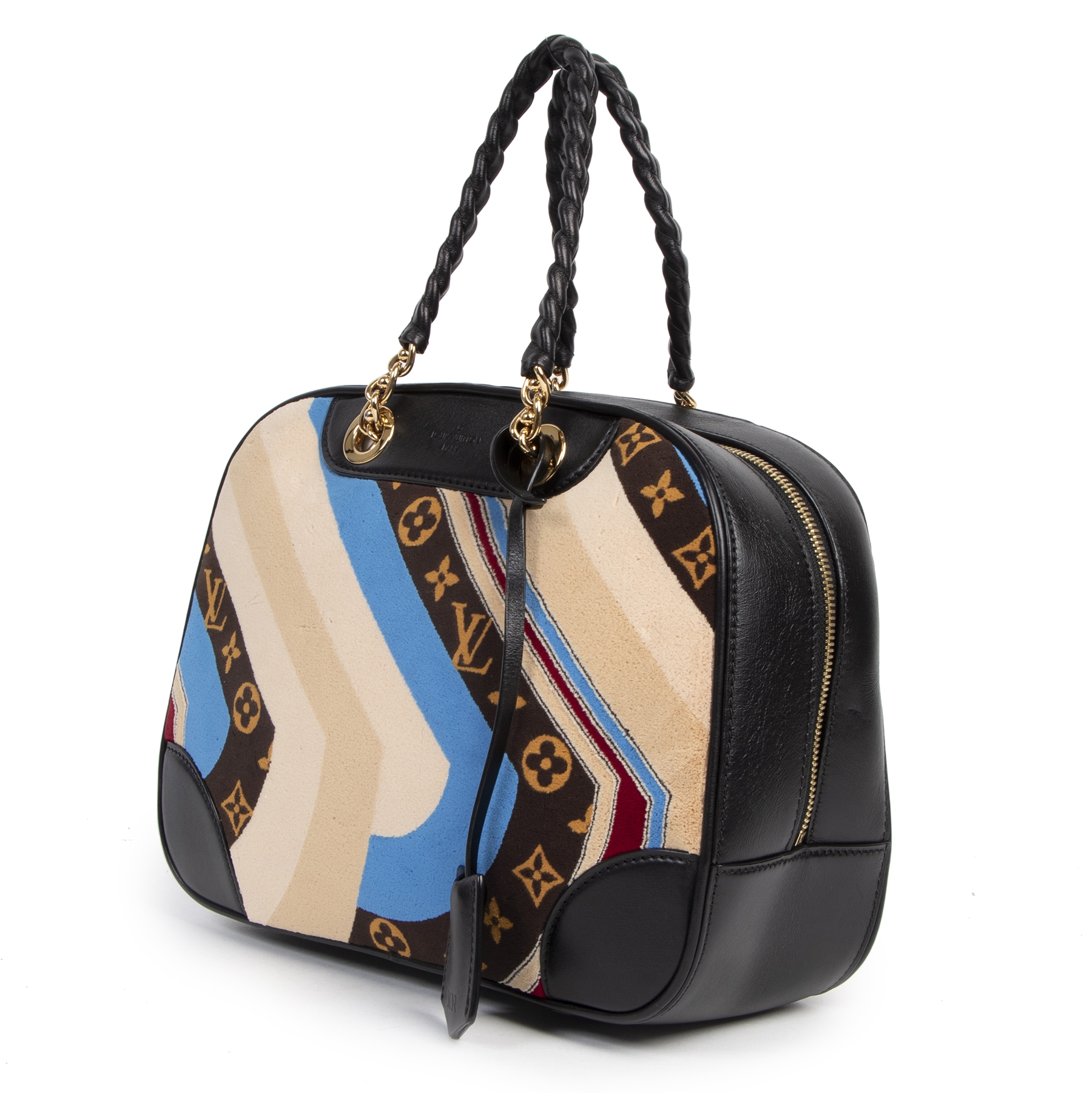 Louis Vuitton Tweed Vanity Bowling Bag - Green Handle Bags, Handbags -  LOU553117
