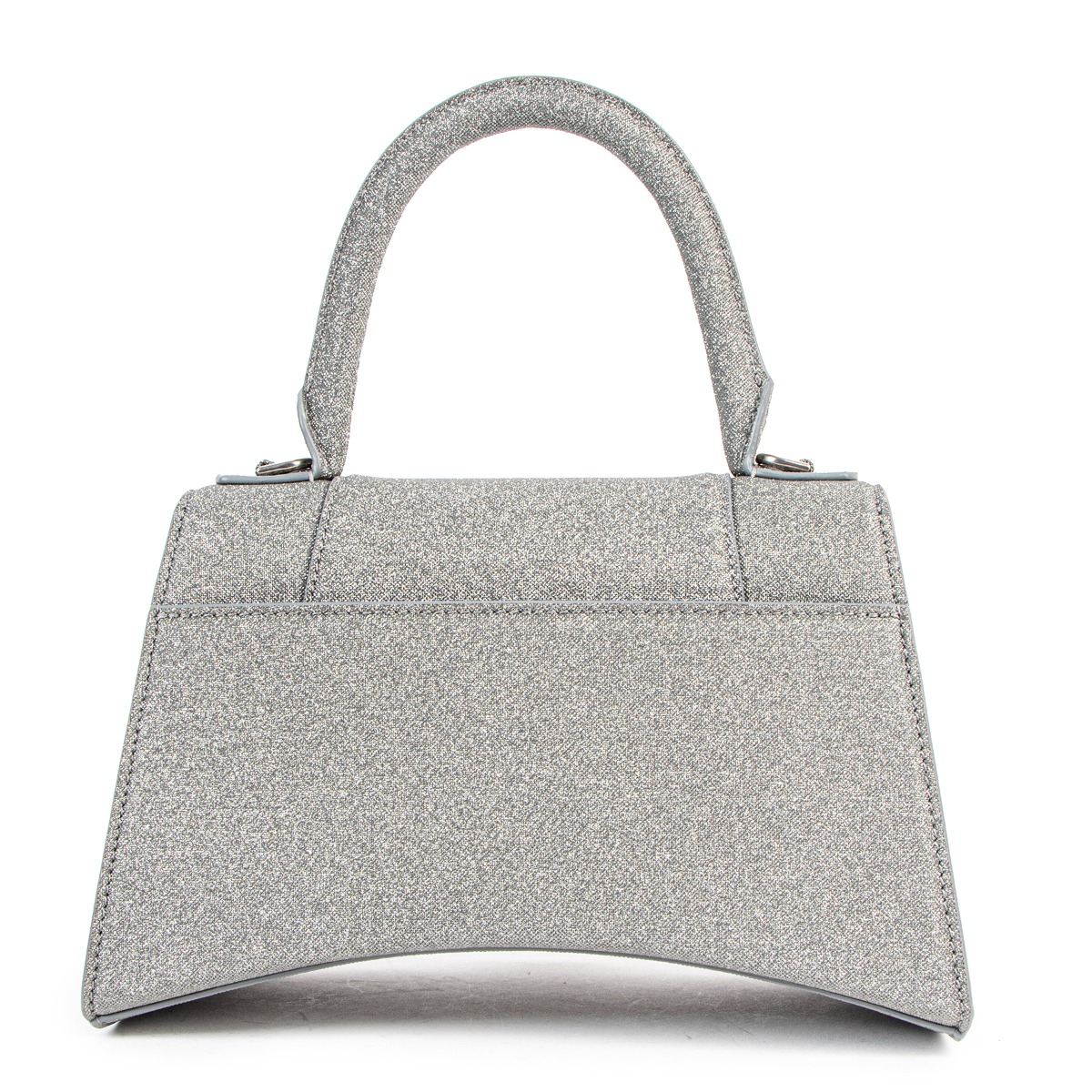 Balenciaga Mini Glitter Hourglass Bag
