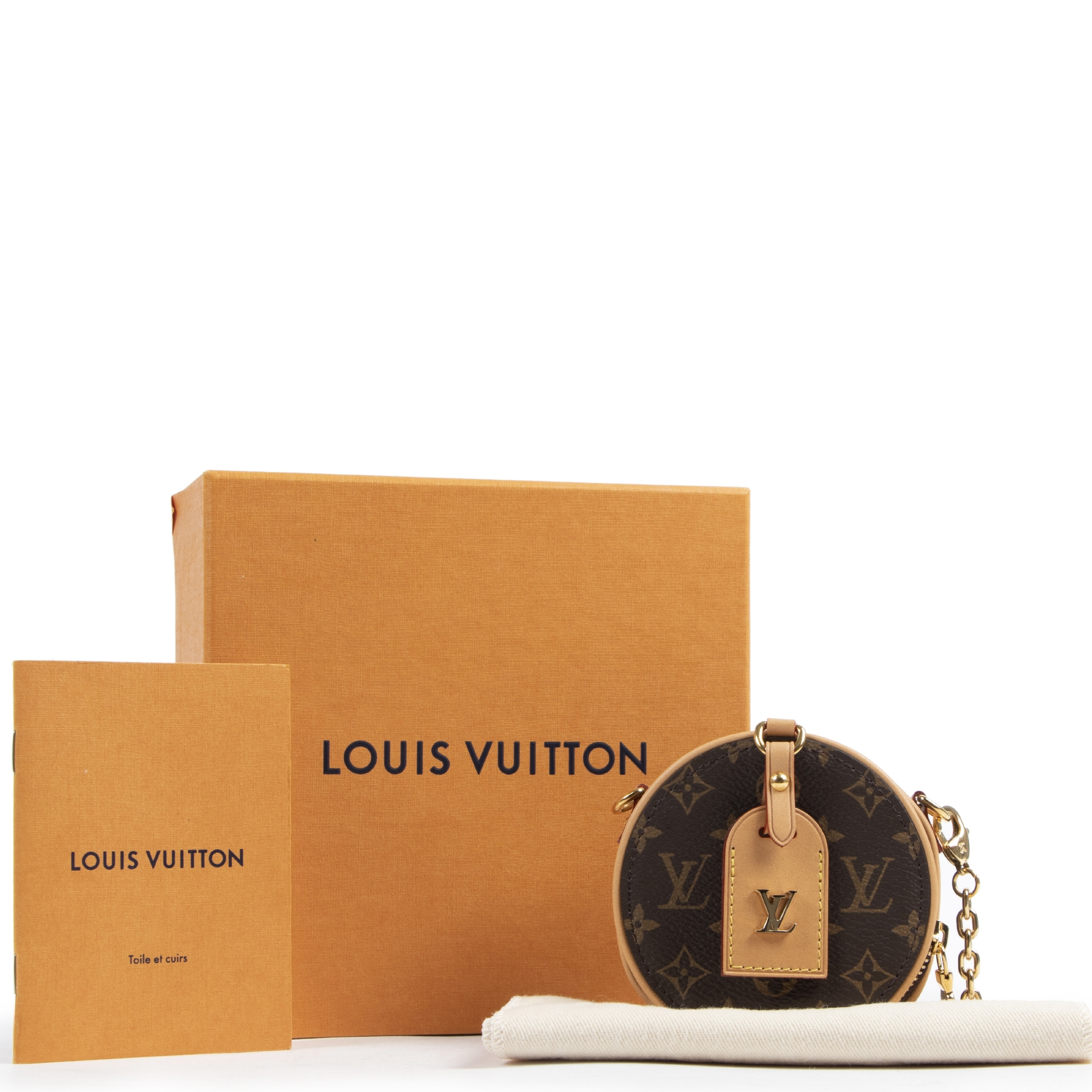 LOUIS VUITTON Monogram Boite Chapeau Necklace 1267389