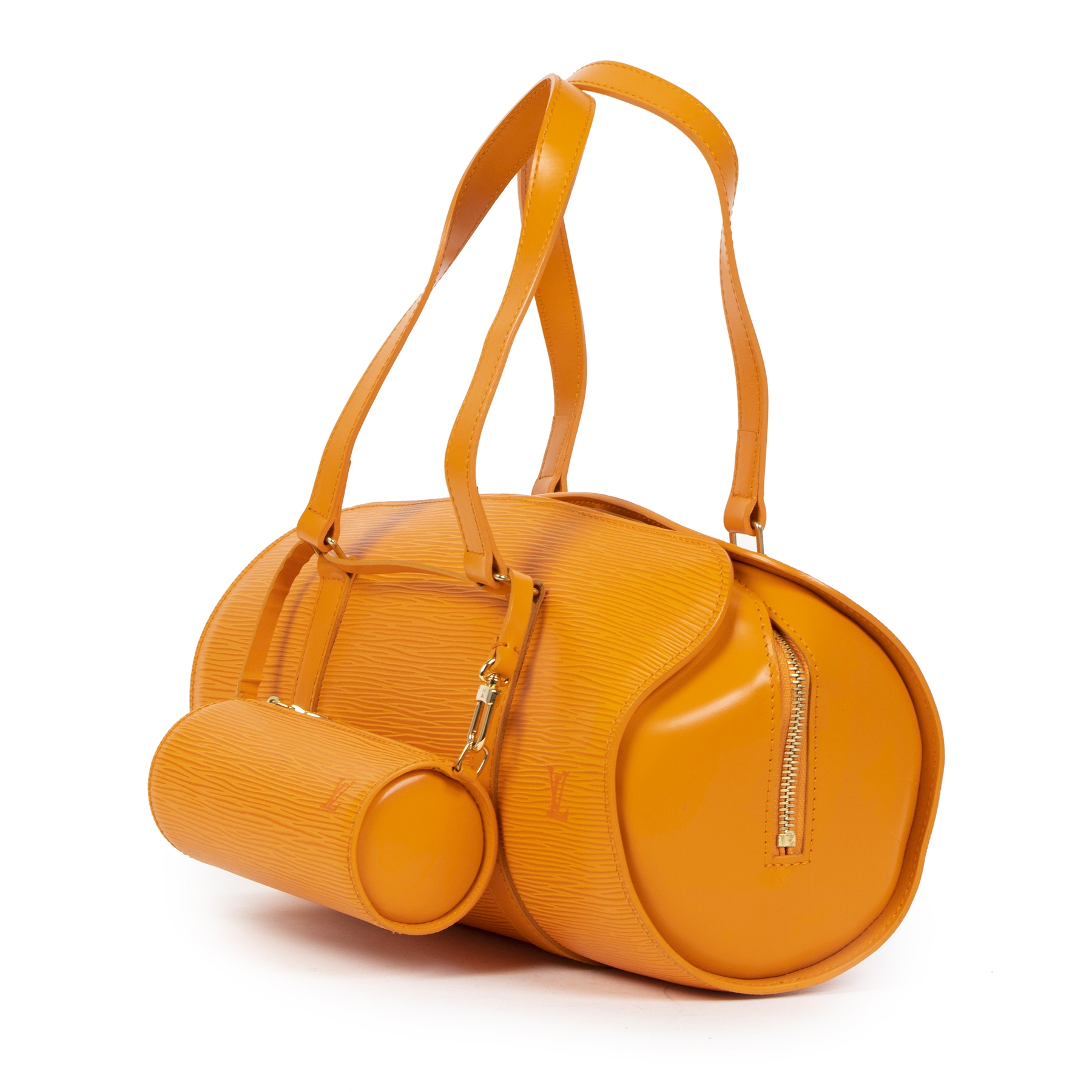 Louis Vuitton Mandarin Epi Leather Soufflot Bag - Yoogi's Closet